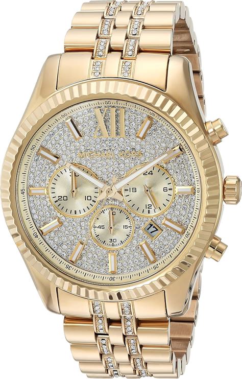 michael kors gold watches mens|mk gold watch for sale.